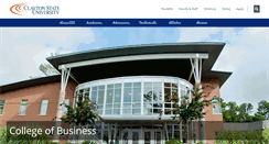 Desktop Screenshot of business.clayton.edu